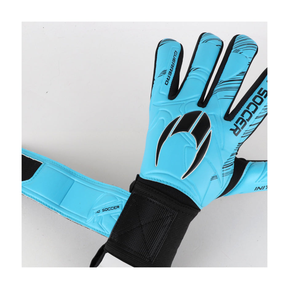 Guante Arquero Ho Soccer Guerrero Initial Negative Con Proteccion Removible
