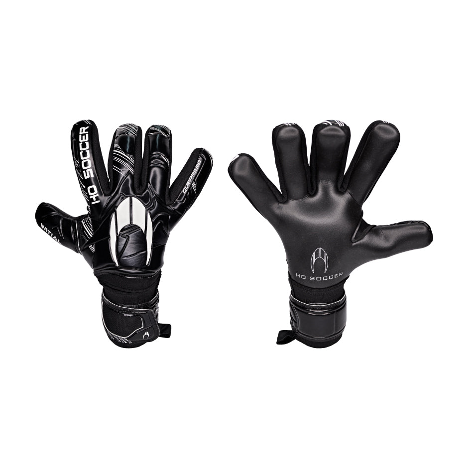 Guante Arquero Ho Soccer Guerrero Initial Negative Con Proteccion Removible