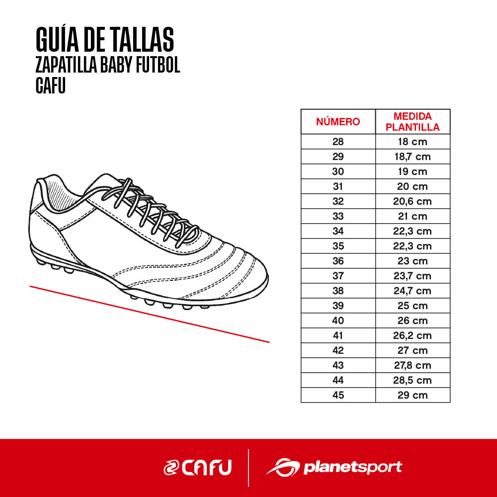 Zapatilla Baby Fútbol Cafu Classic