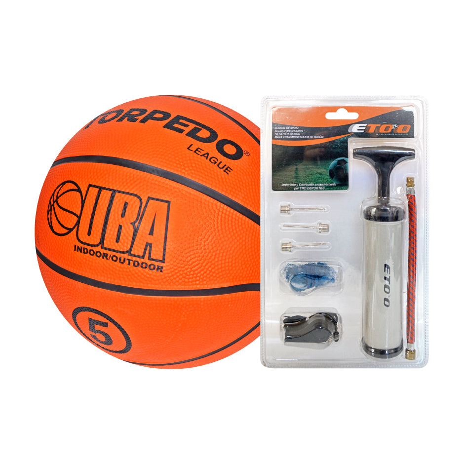 Pack Balon Basket Torpedo Legea