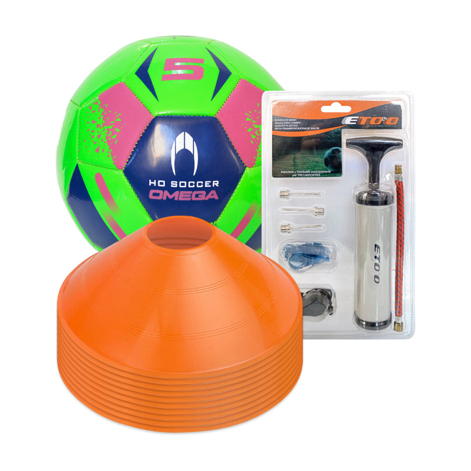 Pack Balon Ho Soccer Omega N°5