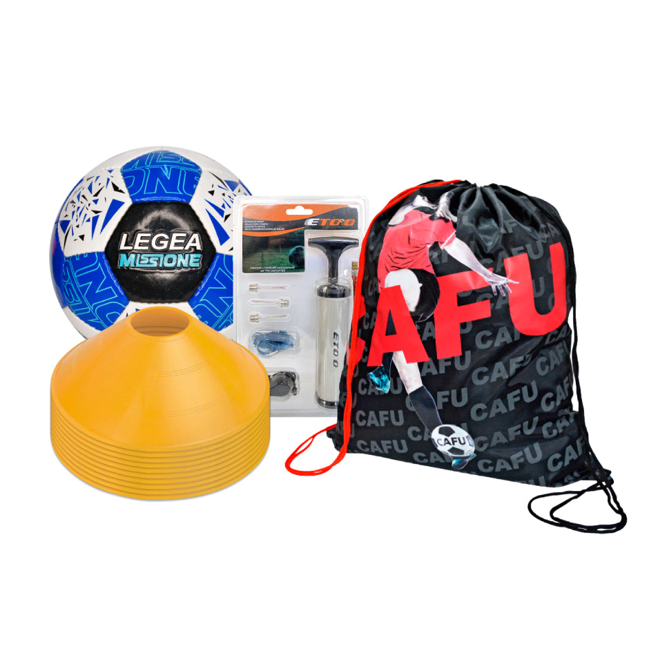 Pack Balon Futbol Legea Cosmic