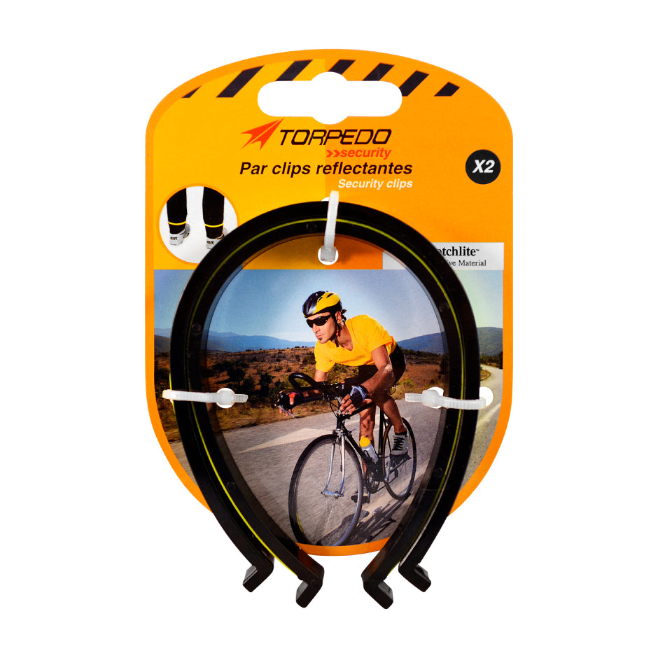 Par Clips Torpedo Security Reflectante