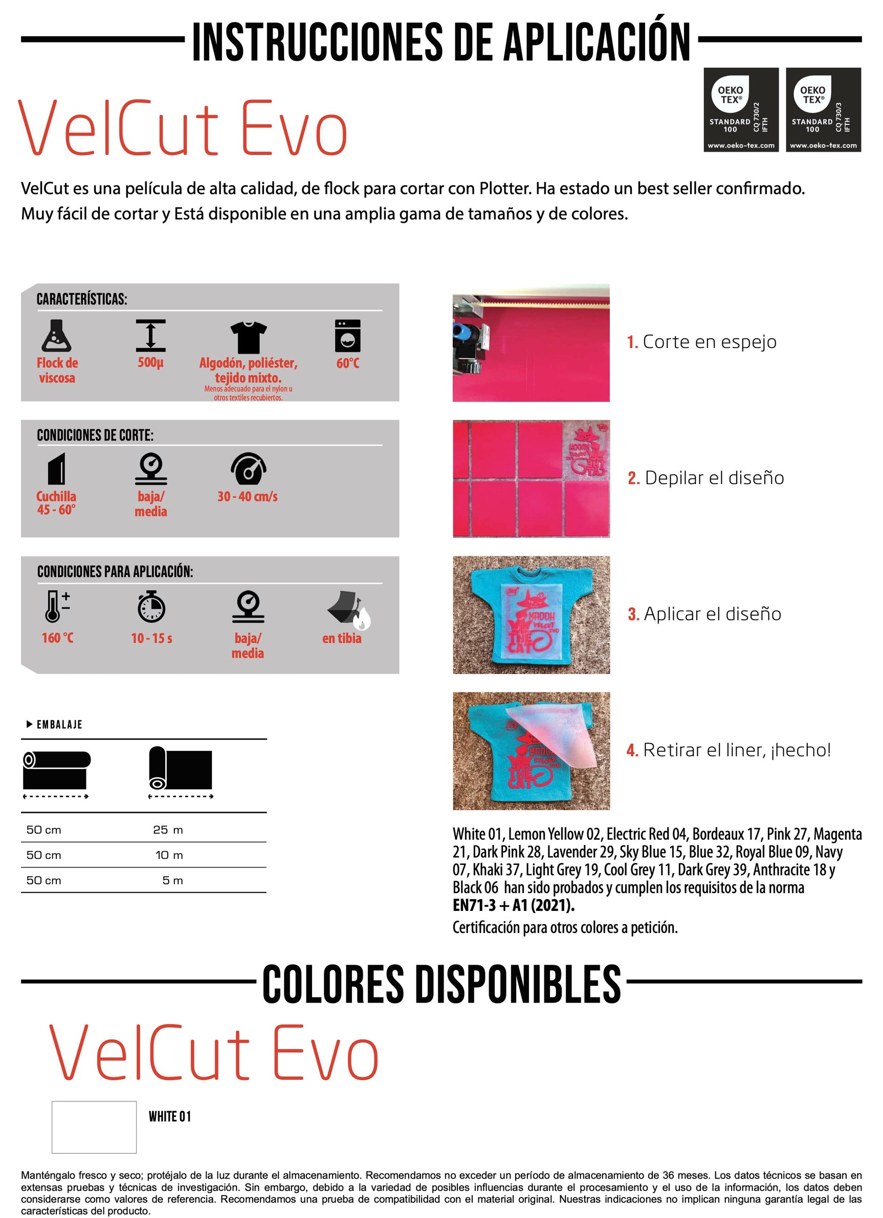 Vinilo De Corte Sef Velcut Evo