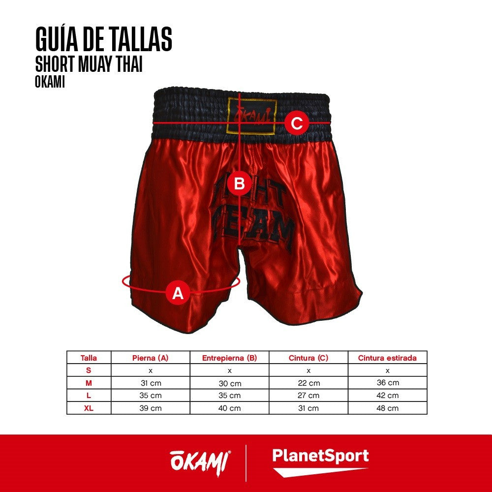Short Muay Thai Okami Fight Team