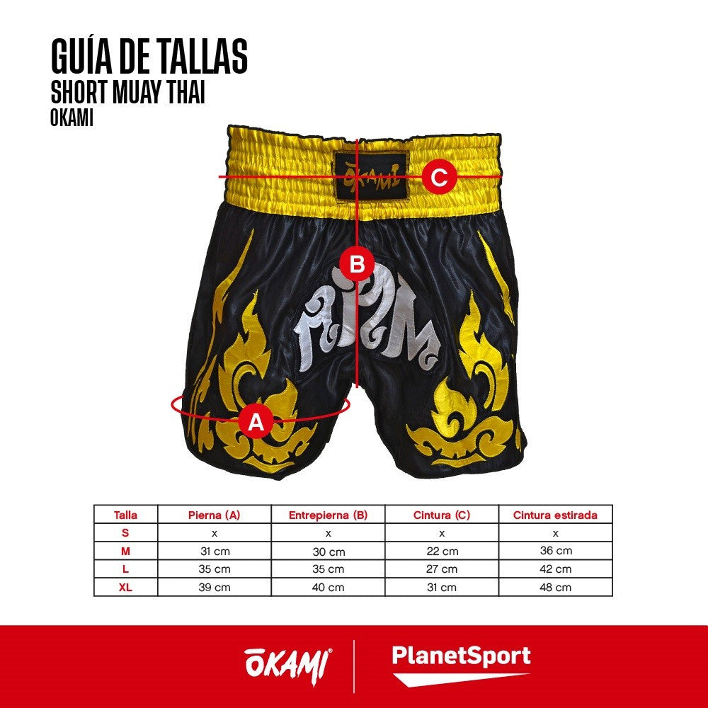 Short Muay Thai Okami Combat