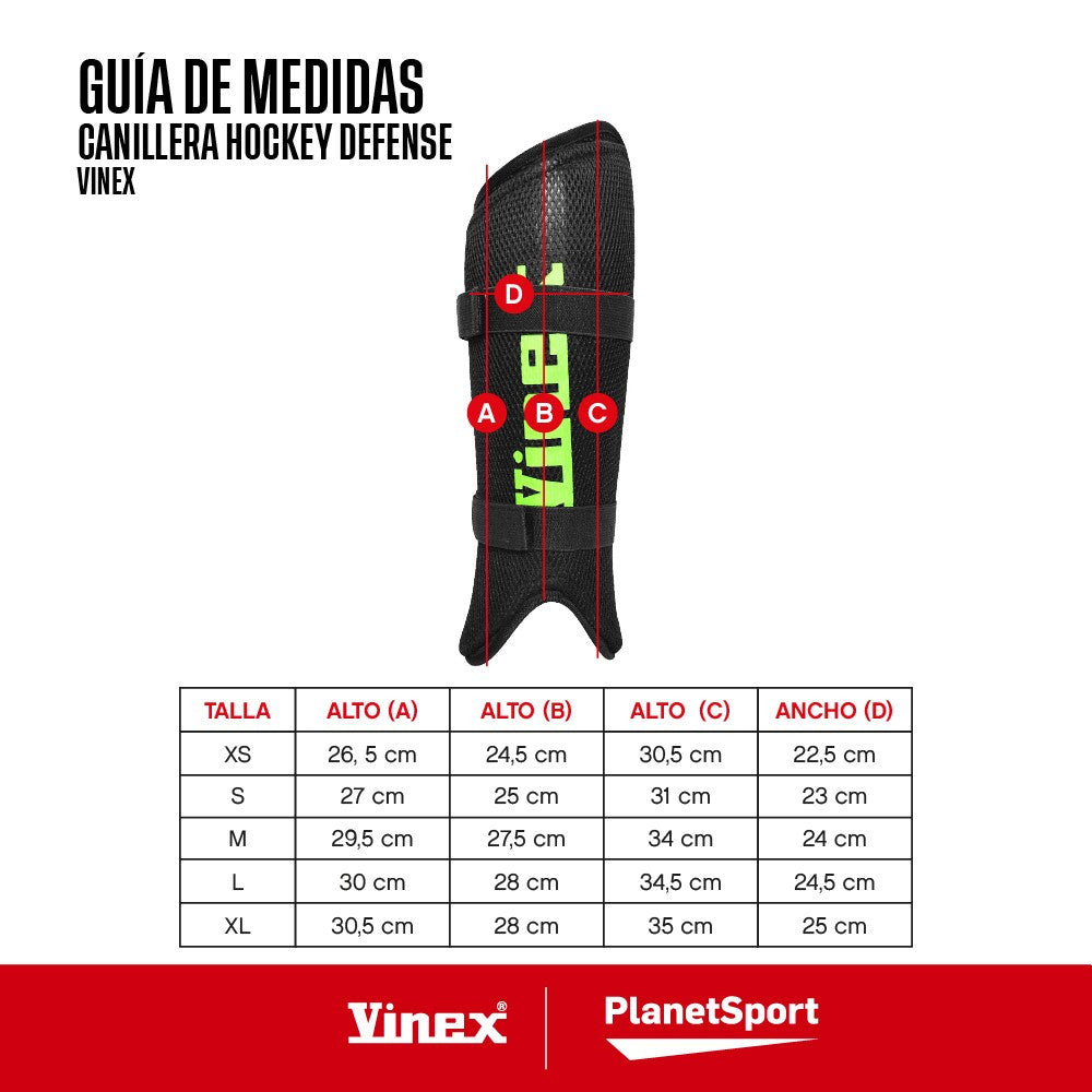 Canillera Hockey Vinex Defense