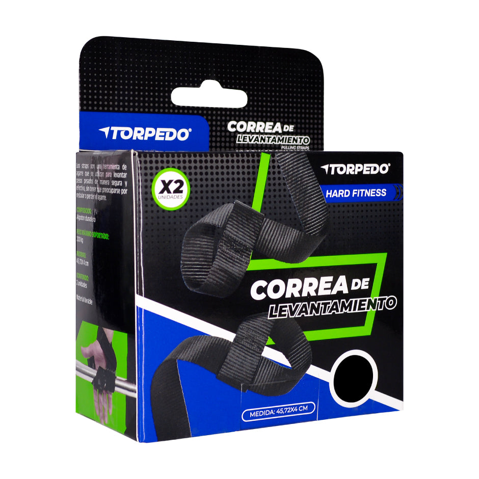 Par Correa Levantamiento De Pesas Torpedo Basic