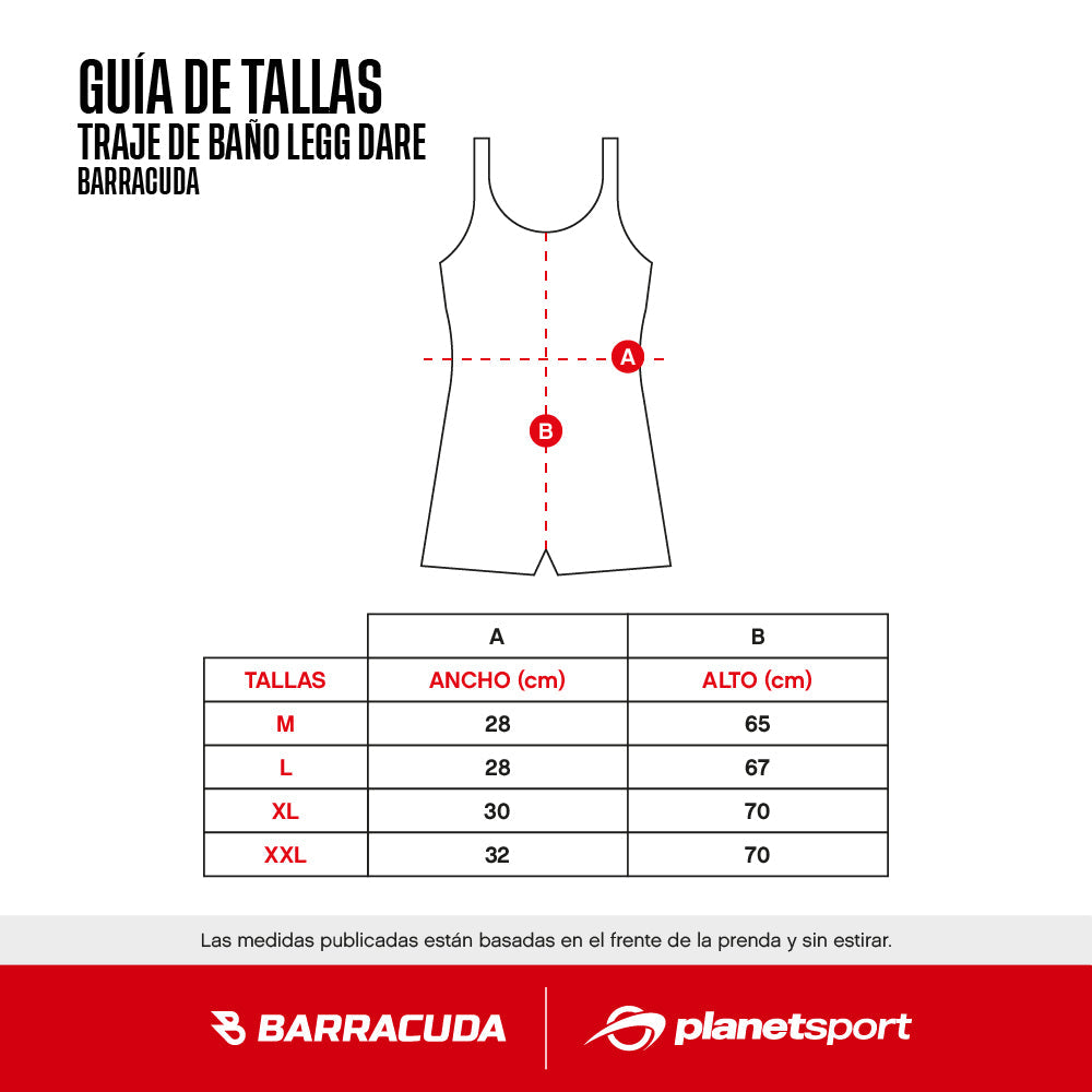 Trajebaño Muj Barracuda Legg Dare