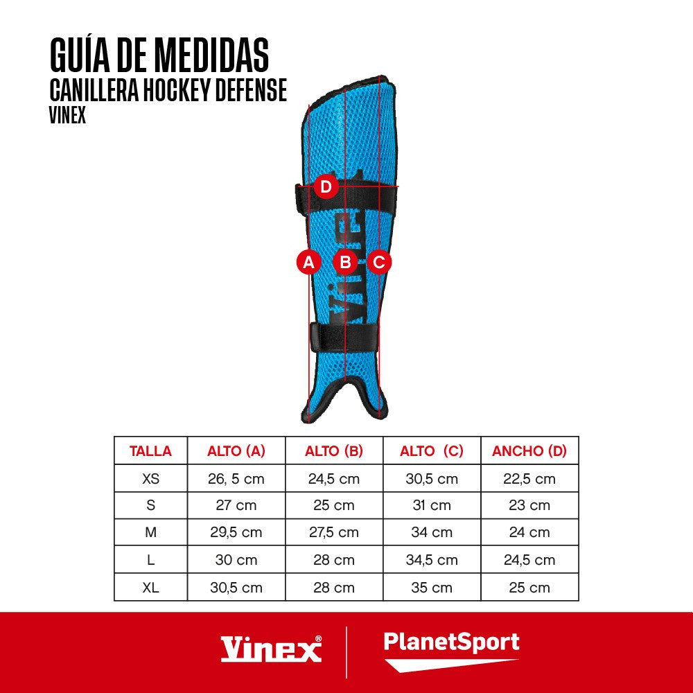 Canillera Hockey Vinex Defense