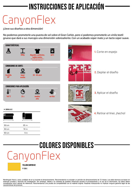 Vinilo De Corte Sef Canyonflex