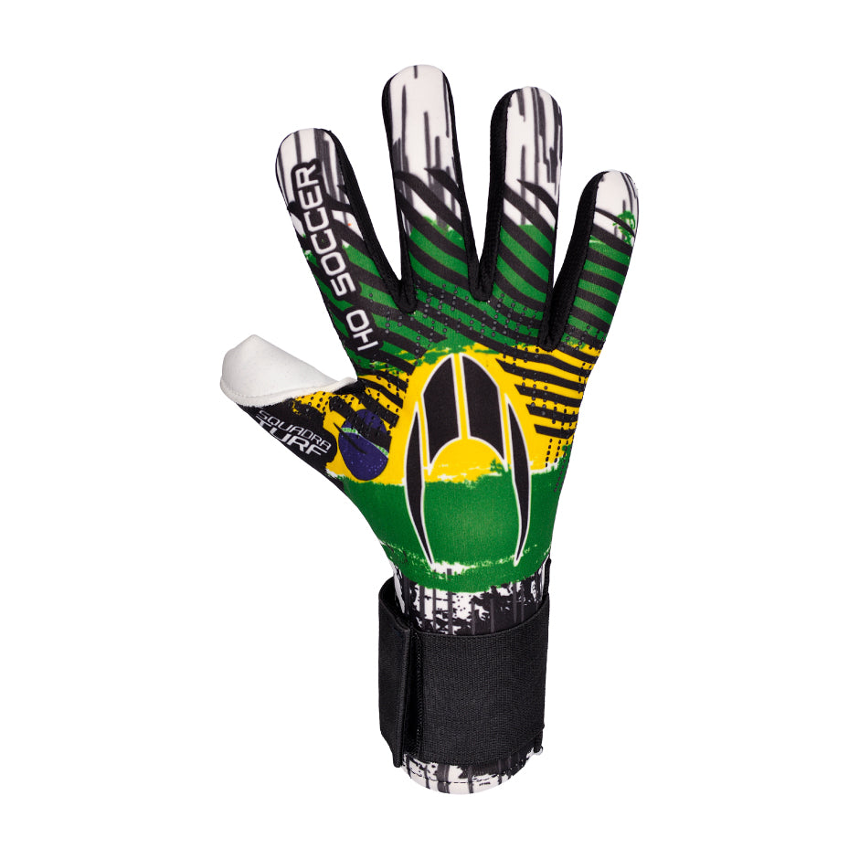 Guante Arquero Ho Soccer Squadra Turf Brasil Negative