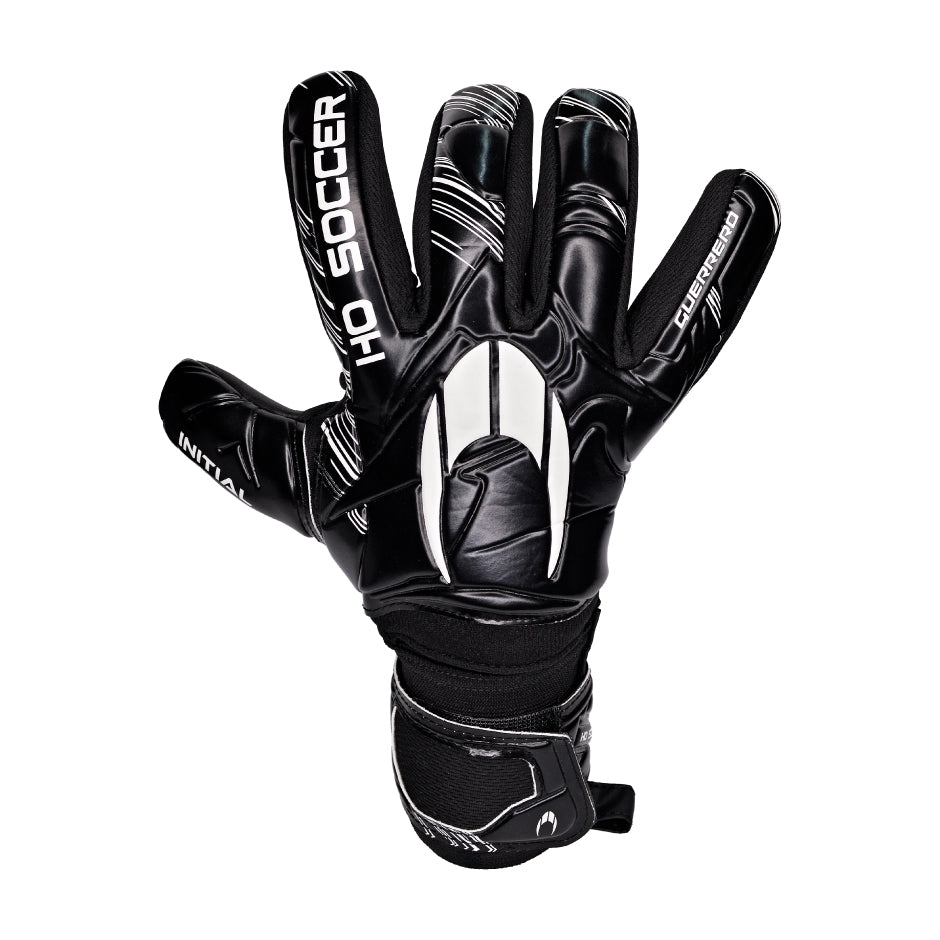 Guante Arquero Ho Soccer Guerrero Initial Negative Con Proteccion Removible