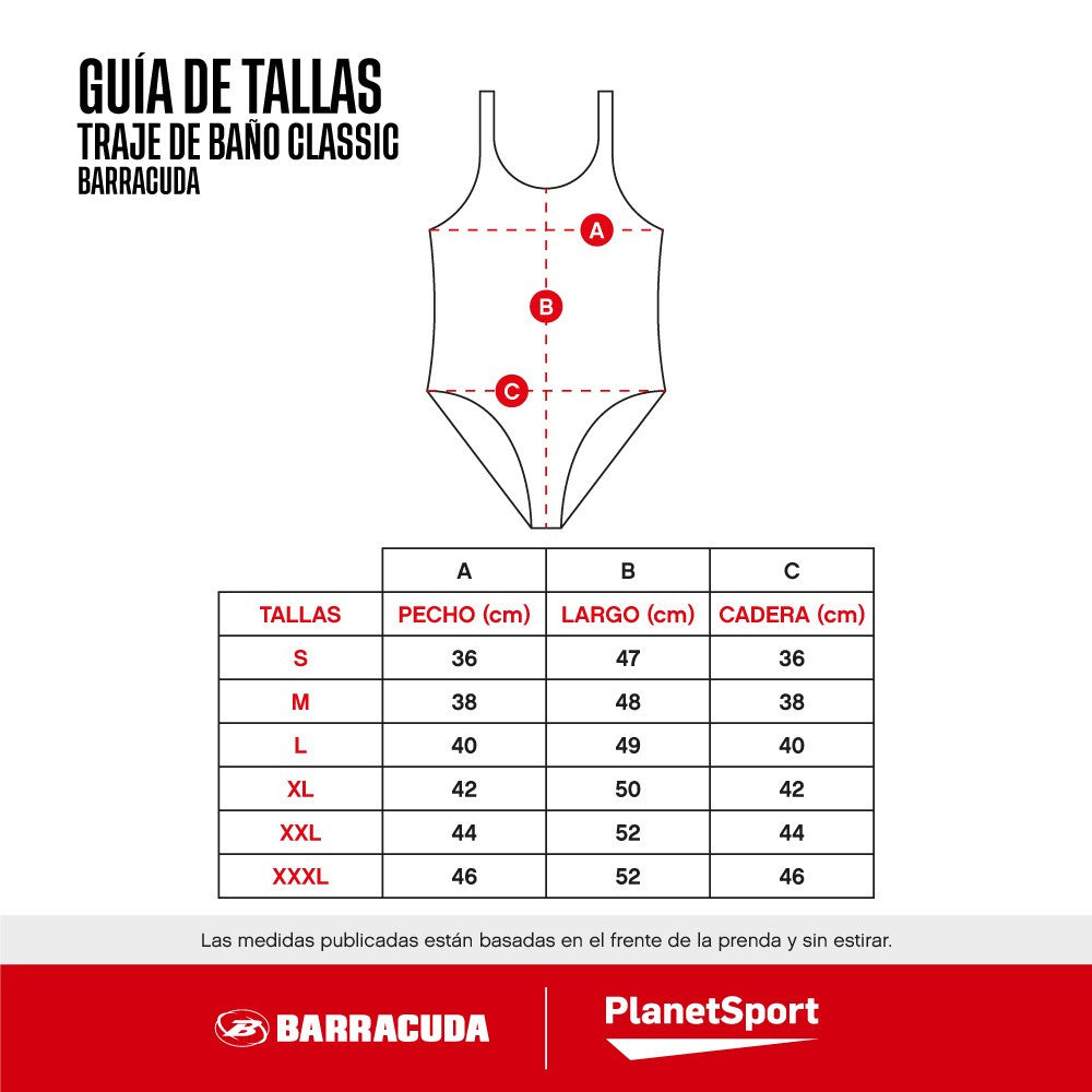 Trajebaño Muj Barracuda Classic Flawless