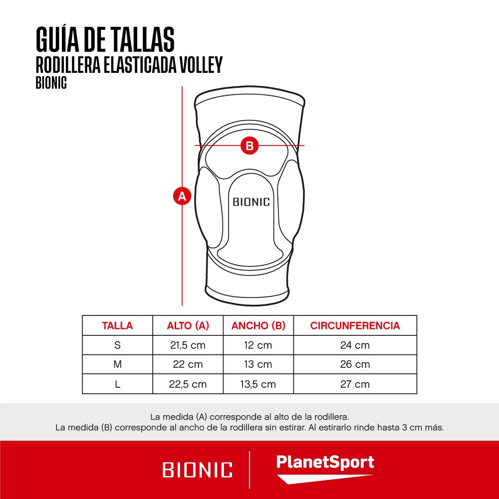 Rodillera Protectora Bionic Volley (Par)