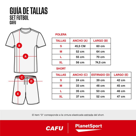 Set Camiseta+Short Cafu Albo