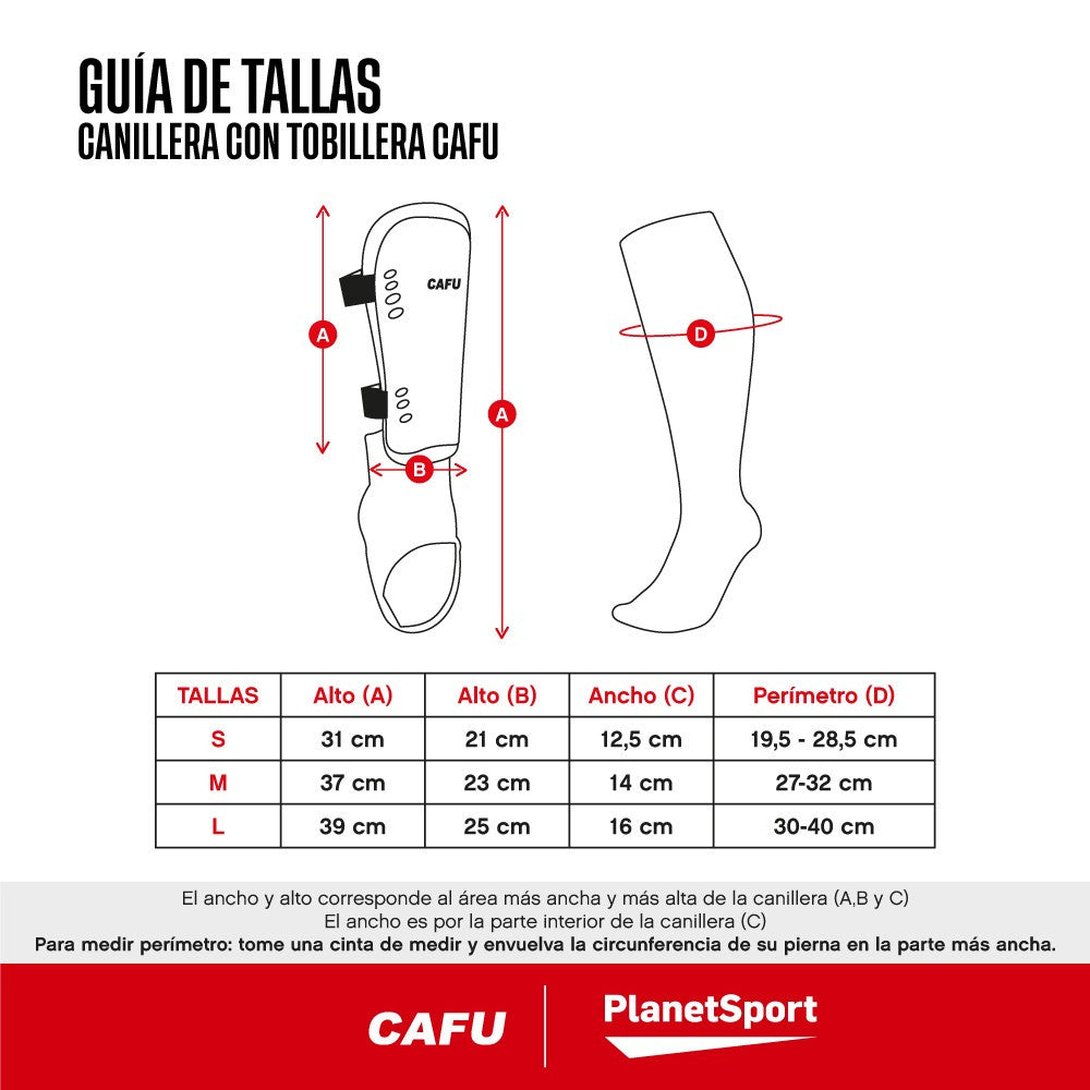 Canillera Con Tobillera Cafu Impact