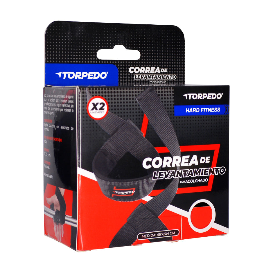 Par Correa Levantamiento De Pesas Torpedo Padded